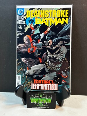 DEATHSTROKE VS BATMAN #32 CONTRACT TERMINATED COMIC DC COMICS 2018 NM 1ST PRINT