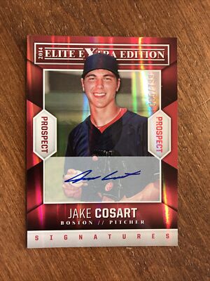 Jake Cosart 2014 Elite Extra Edition Signatures Red Auto #62 Boston Red Sox /799