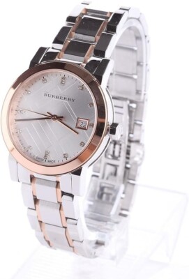 Original Burberry Made Swiss Damenuhr mit 15 Diamanten Datum 599,00  NEU