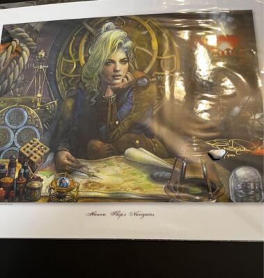 MTG Magic Art Print Hanna, Ship's Navigator / Terese Nielsen