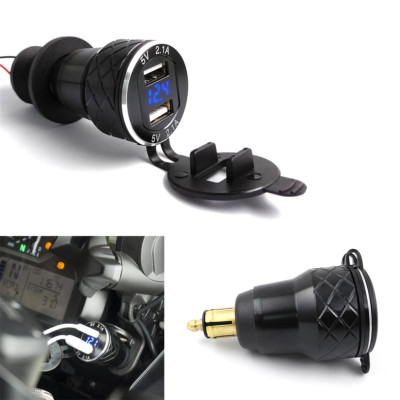 bmw usb cigarette lighter charger 4.2A Dual USB Charger Cigarette Lighter For BMW F800 F650 F700 R1200 GS  R1200RT