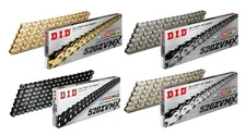 DID 520 ZVM-X X-Ring Chain 100 110 120 130 150 160 Black Gold Nickel or Natural