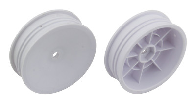 Team Associated 91757 12mm Hex 2.2'' ''Slim'' Front Buggy Wheels (2) (B6) (White)