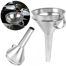 Kraftstofftrichter mit Sieb Einfülltrichter Benzintrichter Stahl Trichter Zink