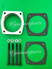 Silver Vortex Power Flow Throttle Body Spacer for Nissan 350Z Infiniti G35 3.5L