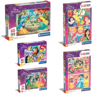 Clementoni Disney´s Princess Supercolor Puzzle 20-60 Teile ab 4J. Kinderpuzzle