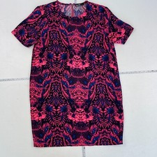 Beloved Dress Medium Pink Short Sleeve Knee Length Bright