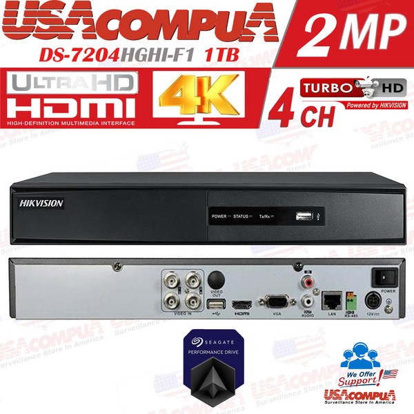 Hikvision 4 Ch 1tb Ds 74hghi F1 4ch Turbo Hd Dvr 1080p Lite 1tb Hard Disk Gruposilkart Com Br