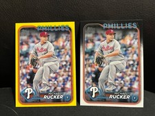2024 Topps Update Yellow Border / Base Michael Rucker #US140 PHILLIES