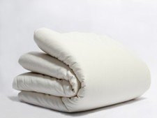 Organic Cotton Flannel King Duvet Percale Sateen Ivory Natural Eco Hypo