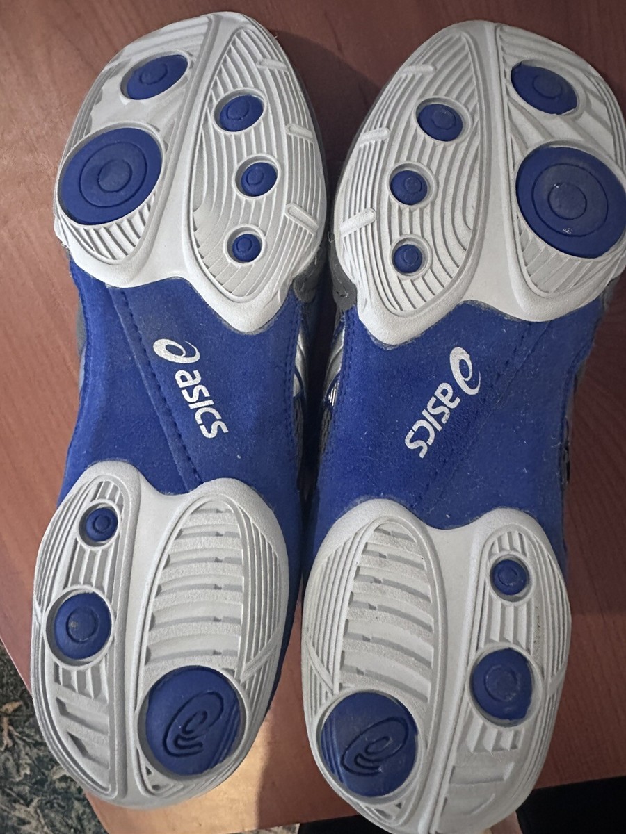 【新品・未使用】アシックス　レスリングシューズ　Split Second Asics Split Second Wrestling Shoes Men's 11 Gray Blue J203Y