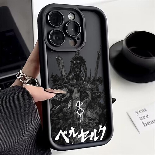 Berserk Guts Anime Phone Case for IPhone 16 15 14 13 12 11 Pro Max Mini XR XS X - Picture 36 of 119