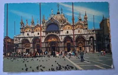 AK Venedig Venezia Basilixa di S. Marco - Kirche San Marco - Bild 1 von 2
