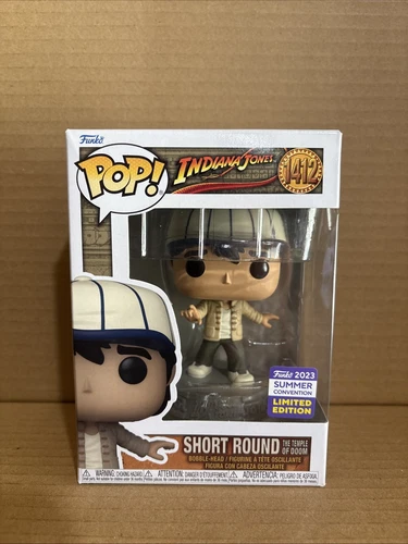 ▲ Funko Pop! 1412 Short Round, Indian Jones / 2023 Summer Conv Limited Edition
