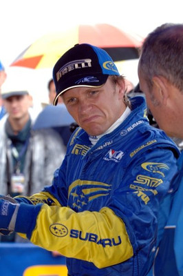 Petter Solberg NOR at shakedown service 2005 WRC Rally Car Old Photo