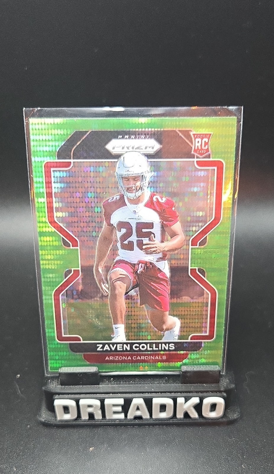 Zaven Collins Panini Prizm #432 Neon Green Pulsar