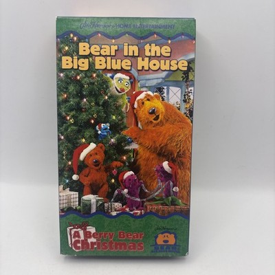 VINTAGE Bear In The Big Blue House A Berry Bear Christmas VHS 2000 vintage-bear-in-the-big-blue-house-a-berry-bear-christmas-vhs-2000