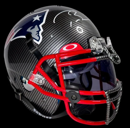 Tom Brady Autographed Full Size Authentic Schutt Helmet Tristar & GOAT COA