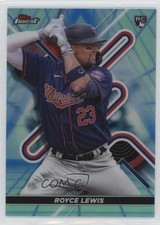 2022 Topps Finest Blue/Aqua Vapor Refractor 60/250 Royce Lewis #87 0q7a