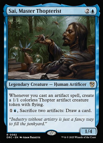 Sai, Master Thopterist 82 R Normal DRC MTG NM