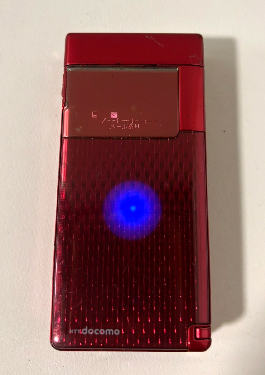 スマートフォン本体 Haki SHARP AQUOS KEITAI RED SH-N01 Android Flip