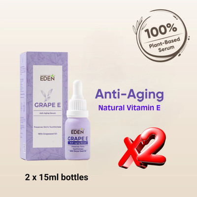 Natural Vitamin E Anti-Aging Serum x2 Antioxidant Face Oil Firming Grape E 15ml