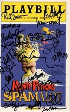 Monty Python's Spamalot Signed Autographed Cast Playbill - David Hyde Pierce Monty Python's Spamalot Signed Autographed Cast Playbill - David Hyde Pierce