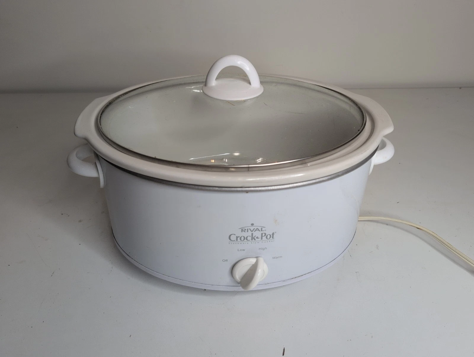 Rival Crock-Pot SCV553 Oval Slow Cooker White 5–6 Qt Tested Working
Opens in a new window or tab