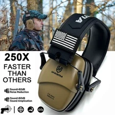 Tactical Shooting Earmuff Hearing Protection NRR 25dB Noise Reduction