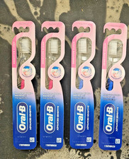 Oral-B Sensi-Soft Toothbrush 4 Pack Pink/Blue