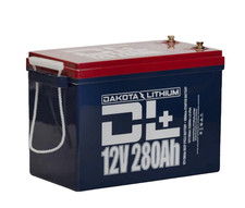 Dakota Lithium DL 12V 280Ah LiFePO4 Deep Cycle RV Marine Solar Battery 1000CCA