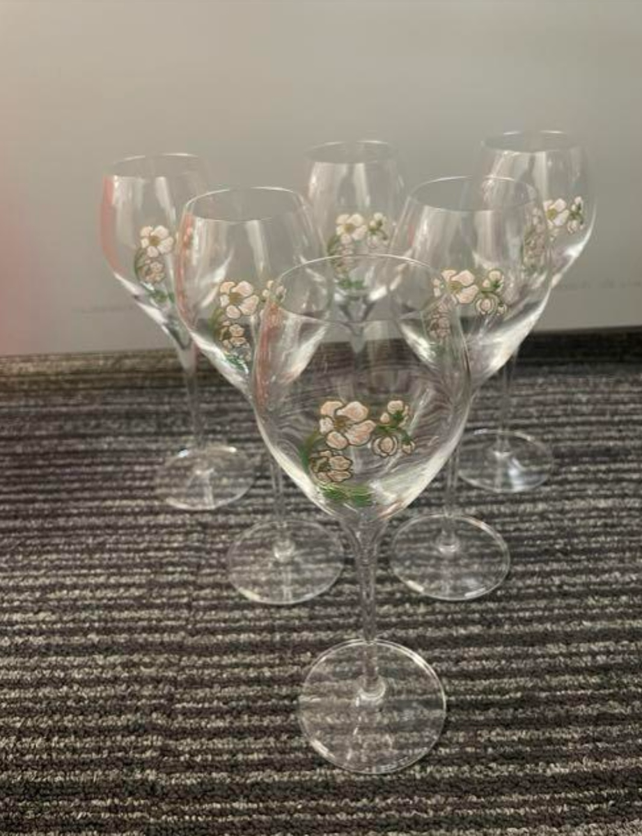 Perrier-Jouet フローラルグラス6個セッ ト Perrier-Jouet フローラルグラス6個セッ ト Tableware / Kitchen
