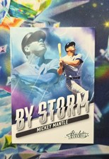YANKEES2022  -  Panini By Storm Mickey Mantle #BYS-8 Green Should Be Card #BYS-9