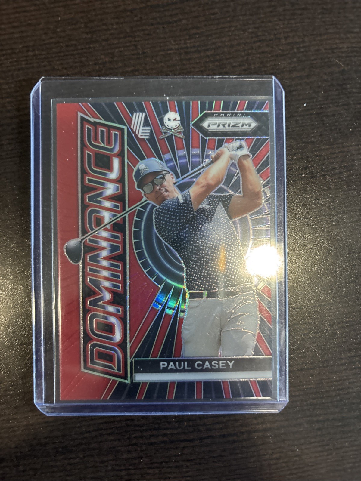 2024 Prizm LIV Golf Paul Casey Dominance Red Refractor 149/149