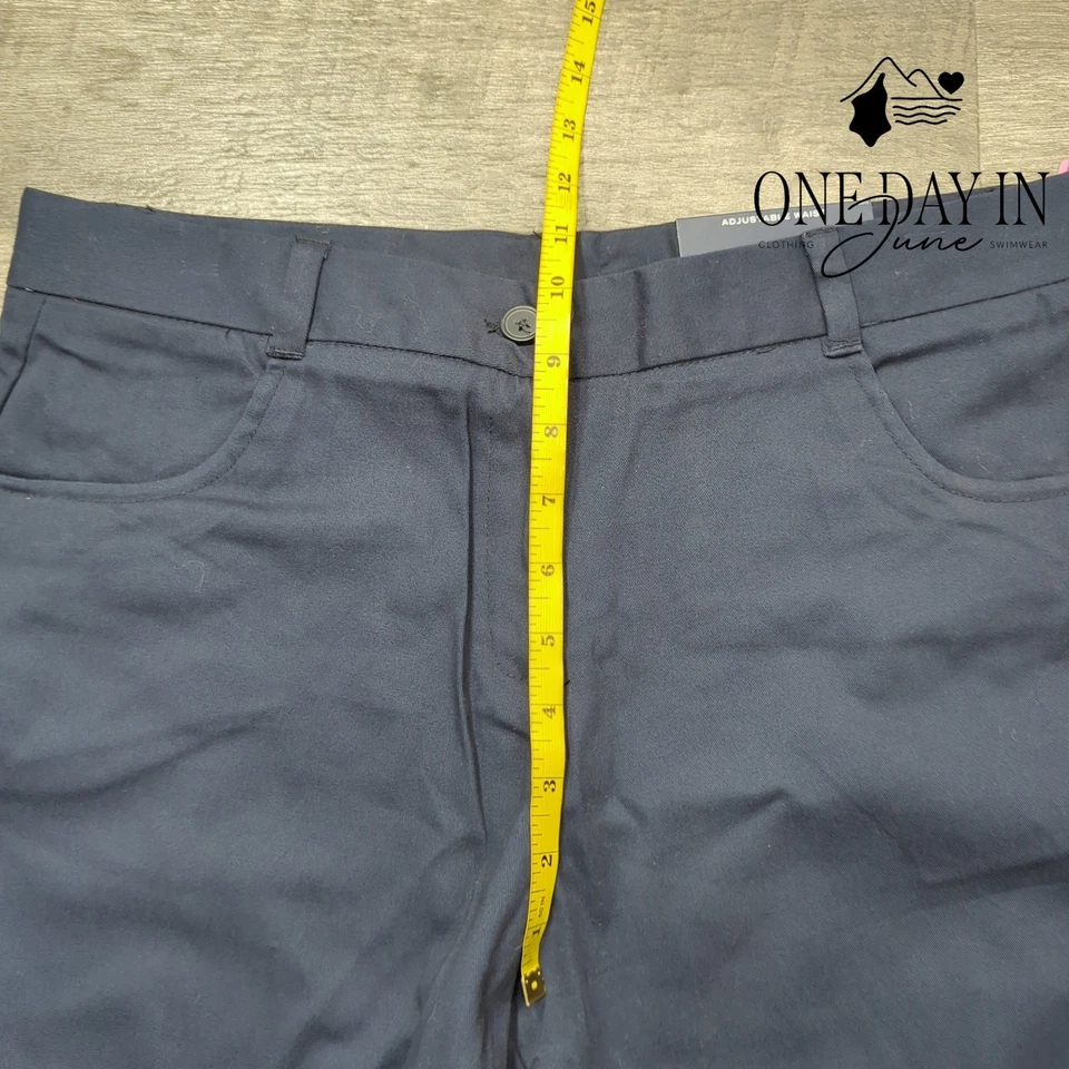 Pantalones de uniforme escolar para niñas Nautica talla 18,5 Foto 4 de 4