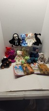 Lot of 16 Vintage Ty Beanie Babies Collection w/ Tags - Bears, Lizards, Dog, Etc