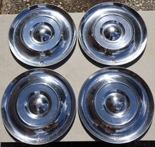 1954 Chrysler Windsor Saratoga Stainless Steel Hubcaps Wheel Covers Original 4 1954 Chrysler Windsor Saratoga Stainless Steel Hubcaps Wheel Covers Original 4