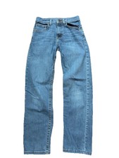 Wrangler Retro Jeans Boys 12x26Regular Blue Slim Straight Denim Youth Kids Pants