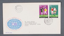 MayfairStamps Romania FDC 1974 Soccer Championships Munchen Pair First Day Cover