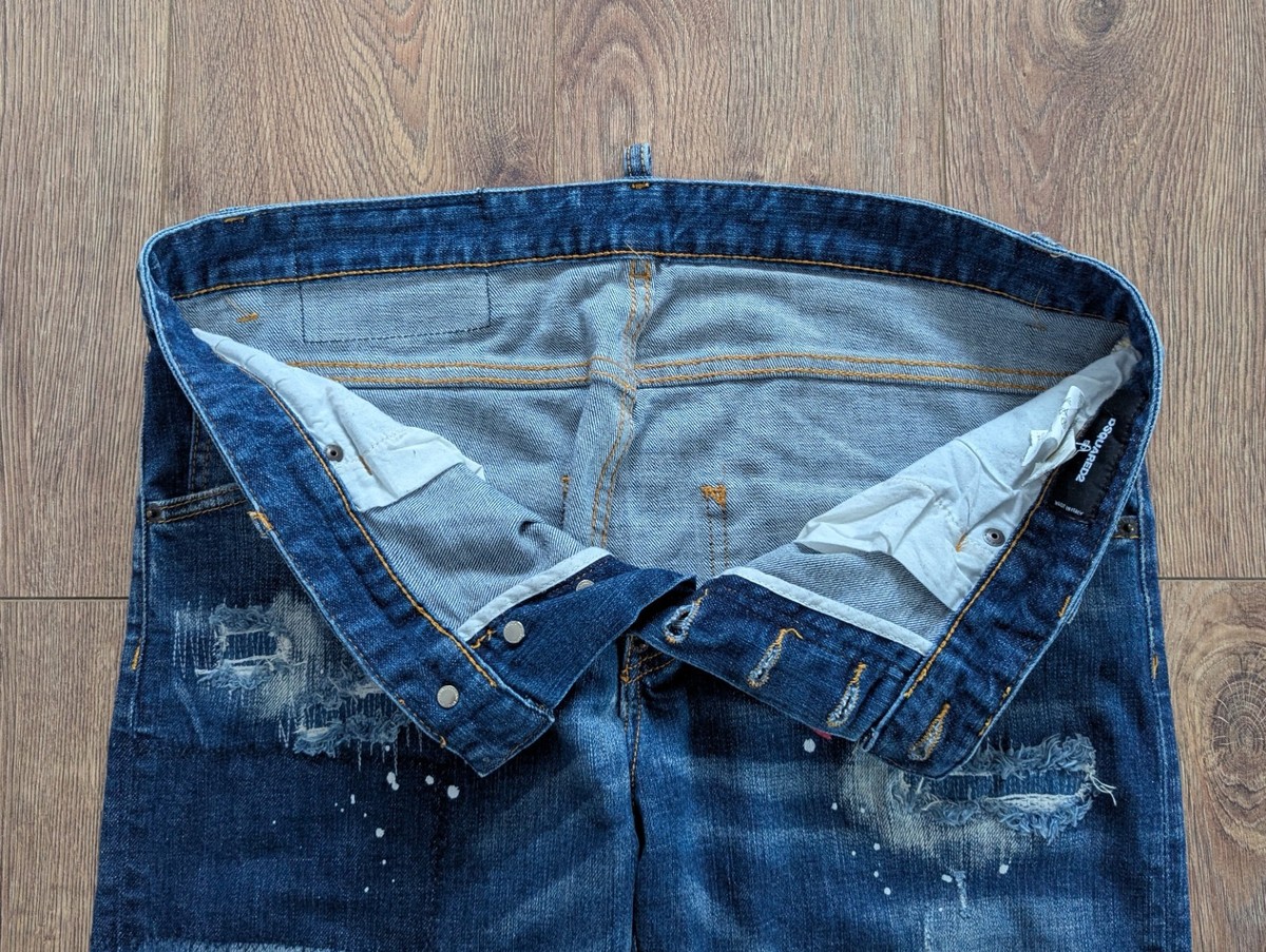 希少 DSQUARED2 Classic Kenny Jean 50 イタリア製 DSQUARED2 Classic Kenny Twist Jean Made In Italy Men's Pants Size