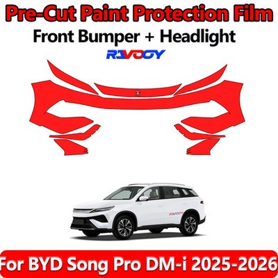8.5Mil PreCut Front Bumper PPF Kit Film For BYD Song Pro DM-i 2025-2026