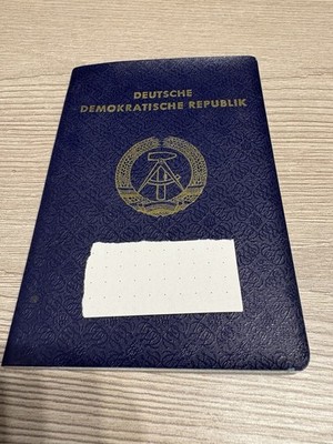 Vintage Expired DDR East Germany DPR GDR Documents 80s 1st Type Expired Visas
