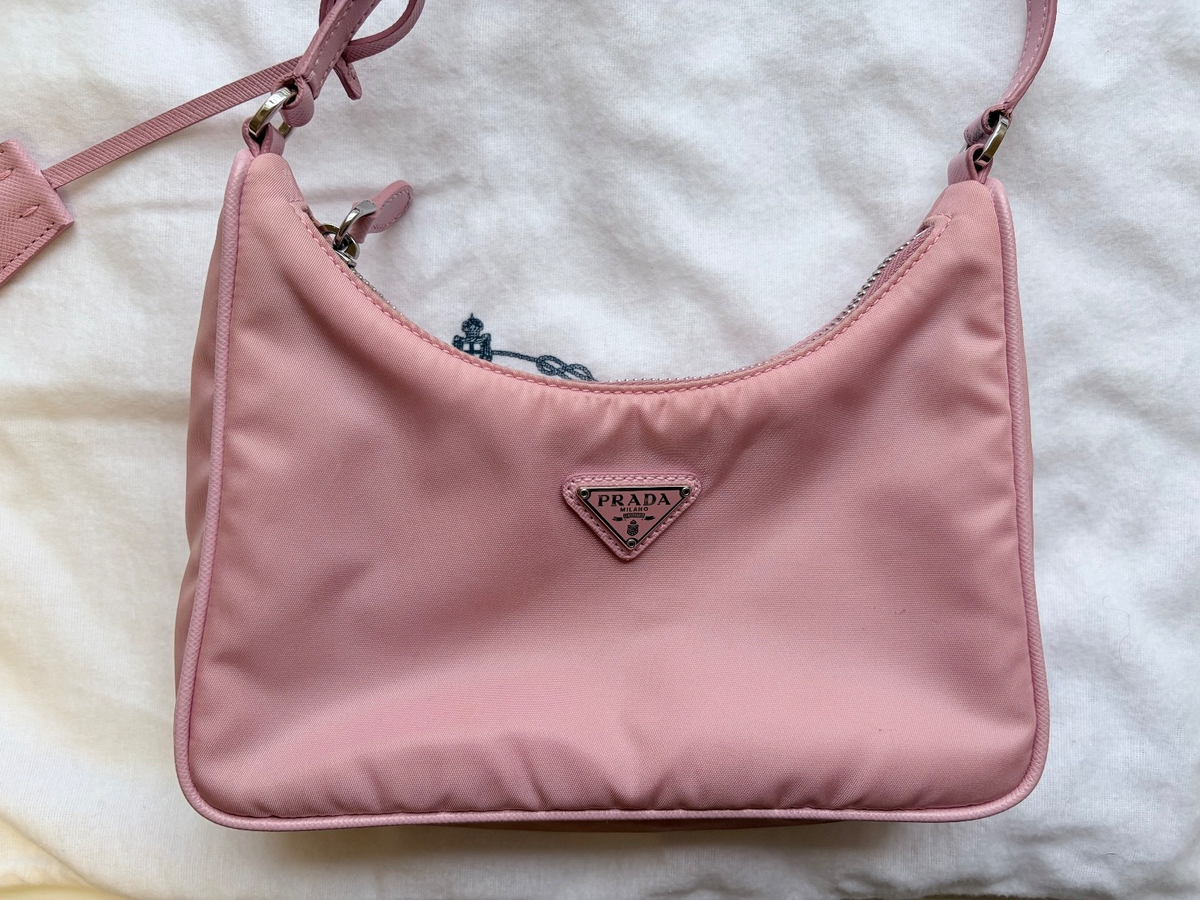Prada Re-Edition 2005 Re-Nylon and Saffiano mini bag - Rosa | eBay