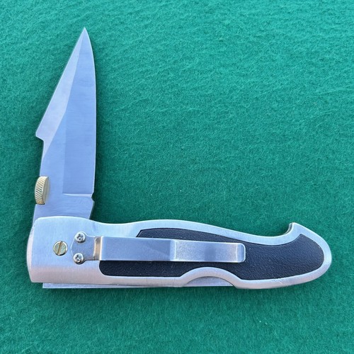 KLAAS Messer Single Blade Lock Back Folding Pocket Knife Thumb Stud ...