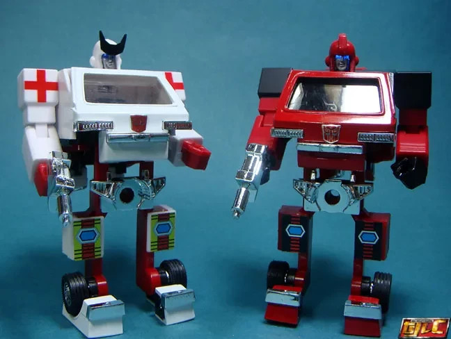 Transformers G1 Ironhide Ratchet Gear4Toys Upgrade Kits LED heads