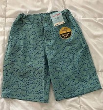 Boys Size 12 Cat Jack Quick Dry Shorts / Swimsuit- Green/Blue - New with Tags