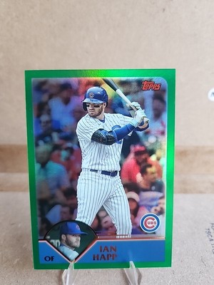 2023 Topps Archives Ian Happ #228 Green Foil /99 Chicago Cubs 