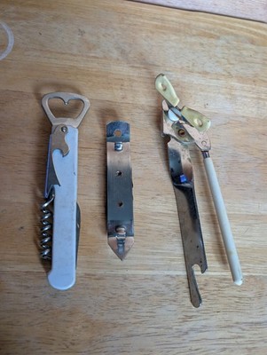 collection features three different types of manual kitchen openers