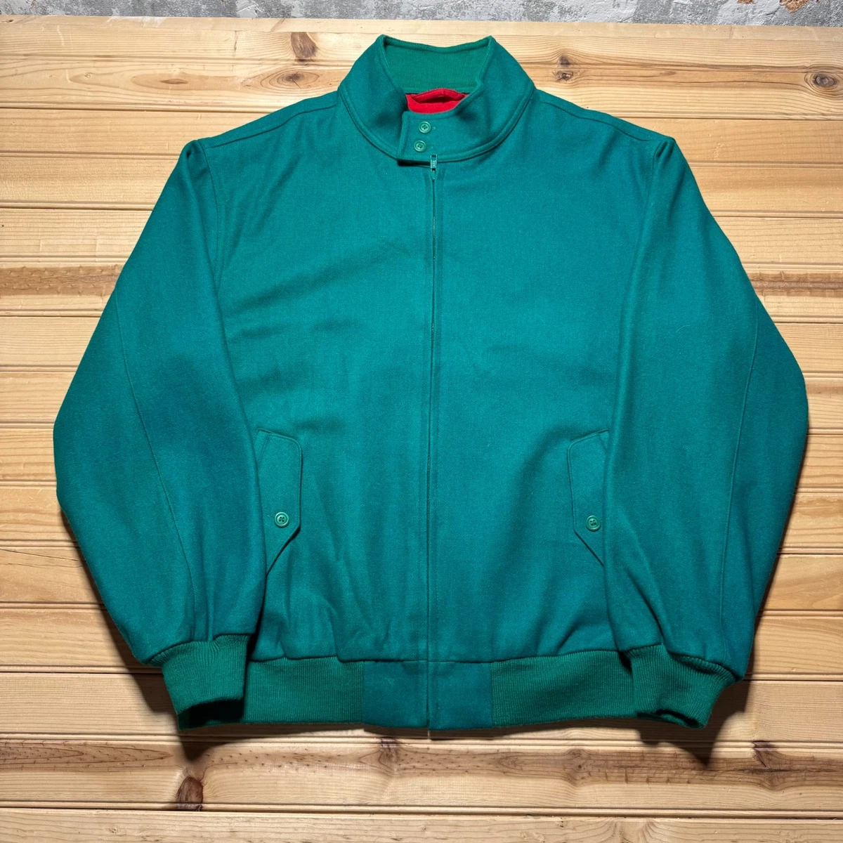 Wool Blend Multi-Color Original Vintage Outerwear Coats & Jackets