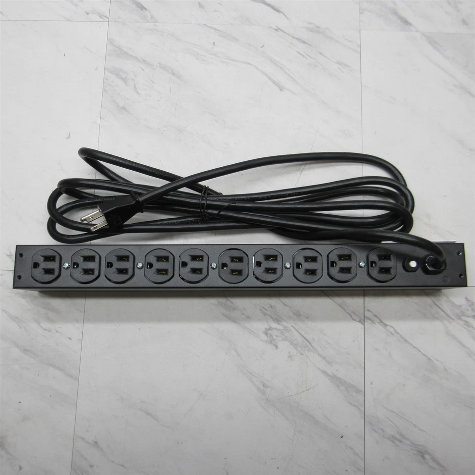 NEW APC AP9562 10-Outlet Power Distribution Unit Basic Rack Panel PDU 15A 120V - Image 4 of 4